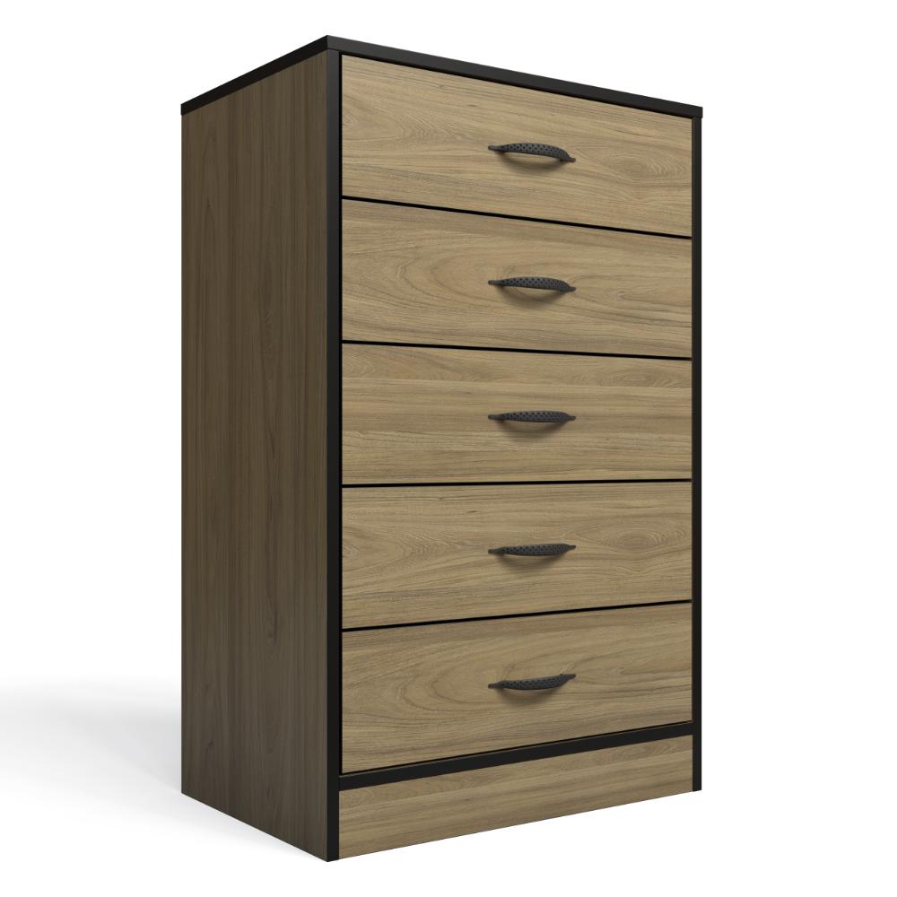 Foundation Tall Boy Chest of Drawers Swiss Elm