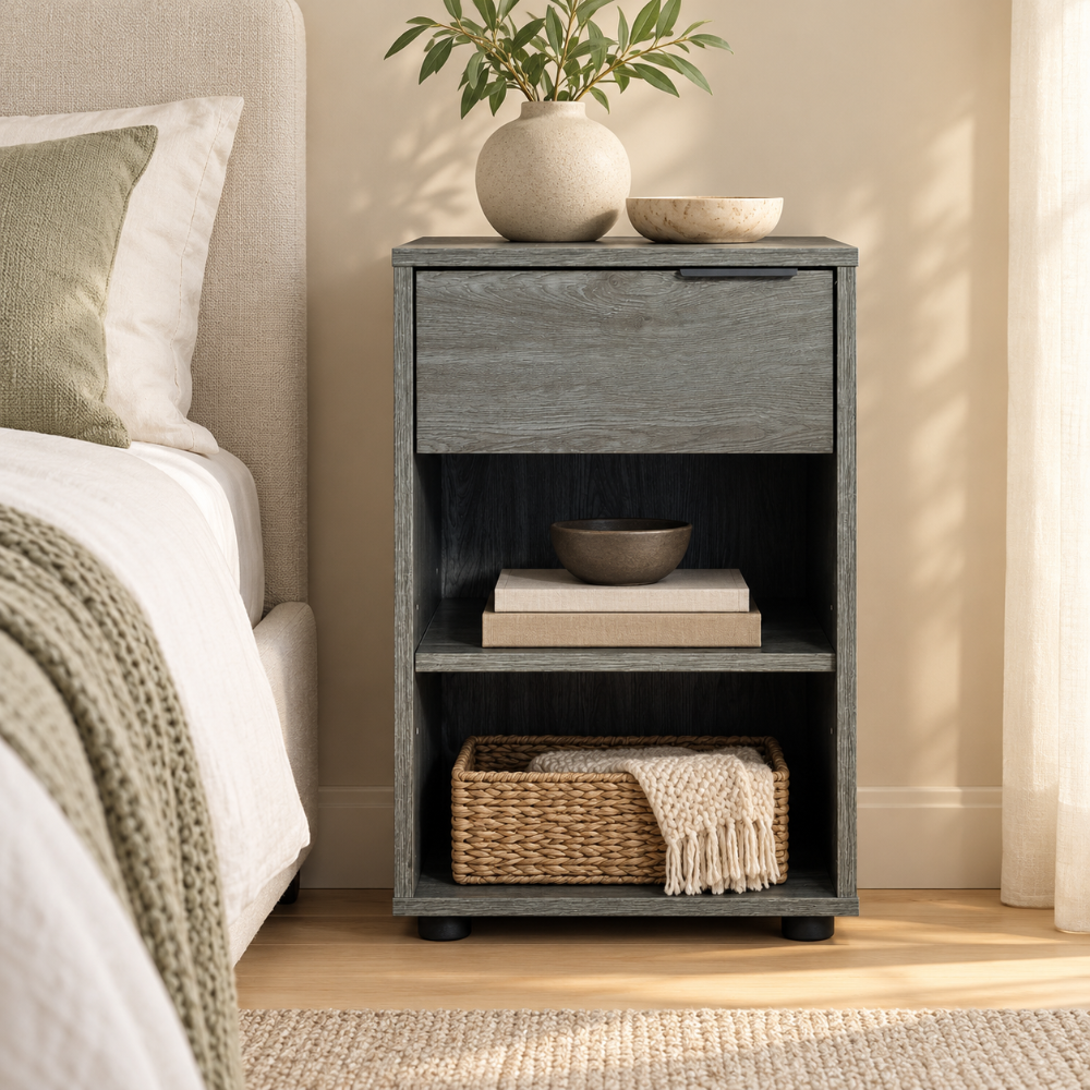 Jake Charcoal Foil Pedestal