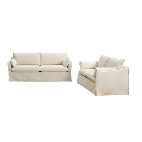 Charlotte 2 Seater Linen - Beige
