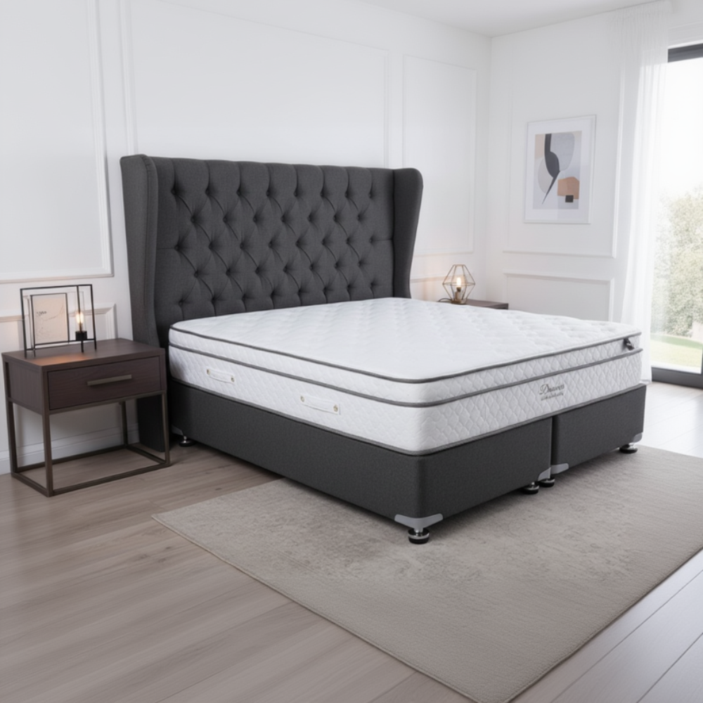 Dreamer Pocket Spring Queen Bed Set Standard Length