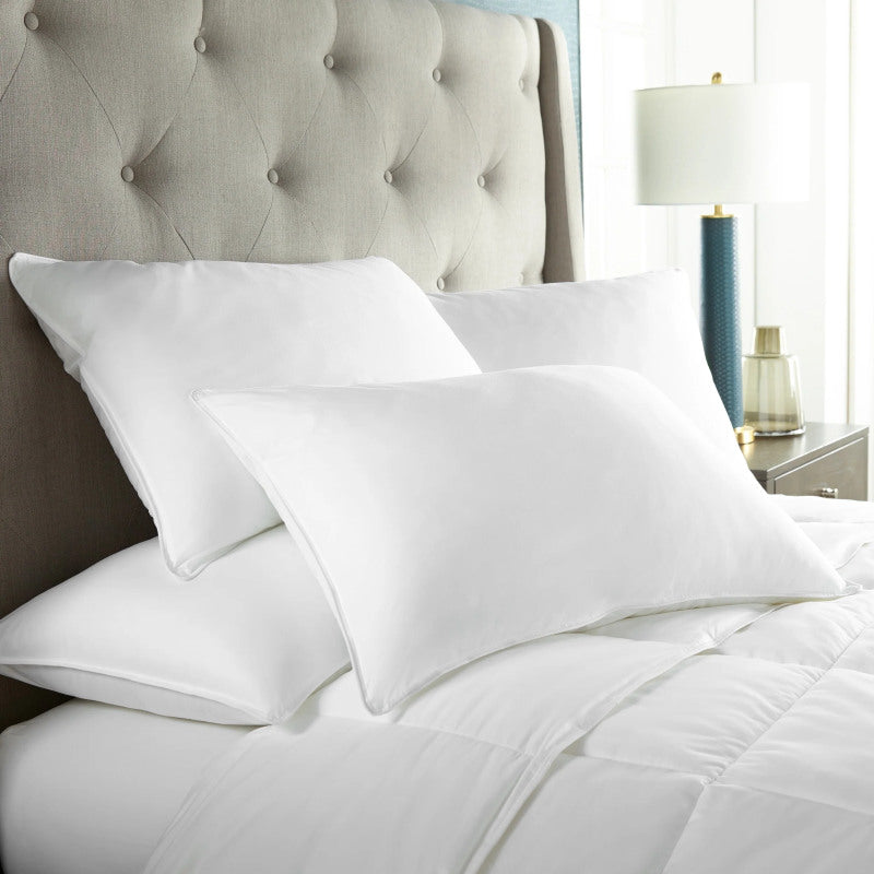 Pearl Fibre Twin Pack Plain Bag Pillow Standard Length