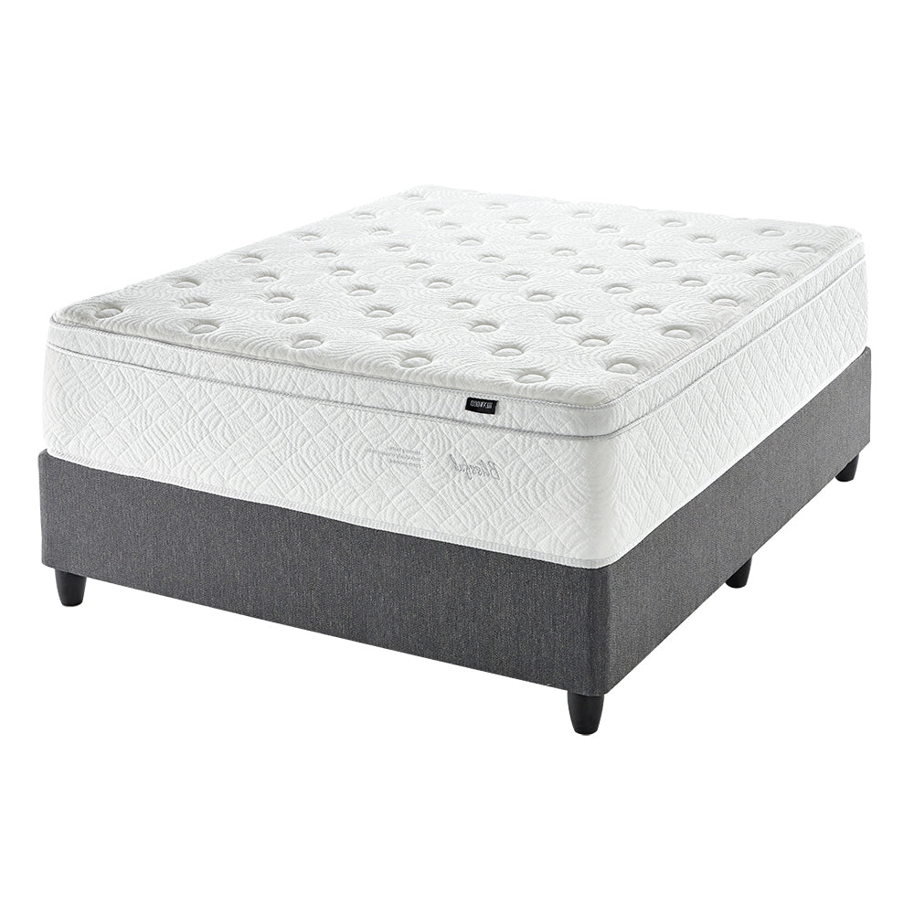 Henwood Blissfull Memory Plush Double Bed Set Standard Length