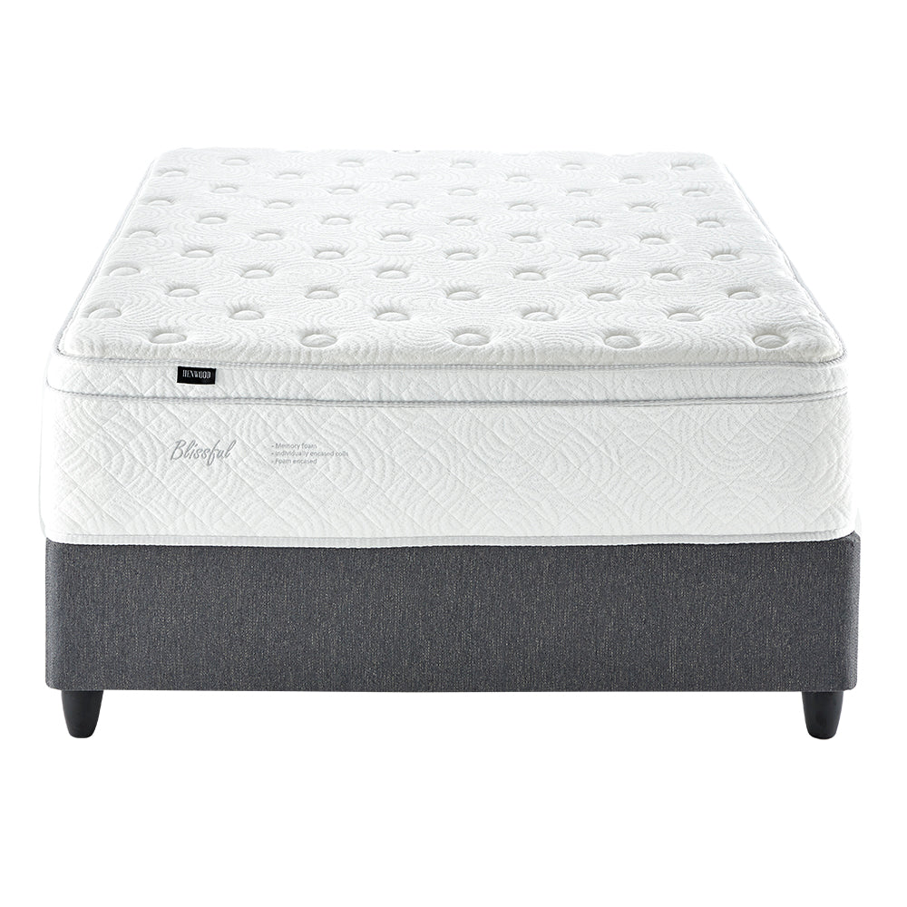 Henwood Blissfull Memory Plush Single Bed Set Extra Length