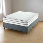 Mattress with gray frame on a white background
