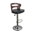 Hyatt Bar Chair PU and Wood Look