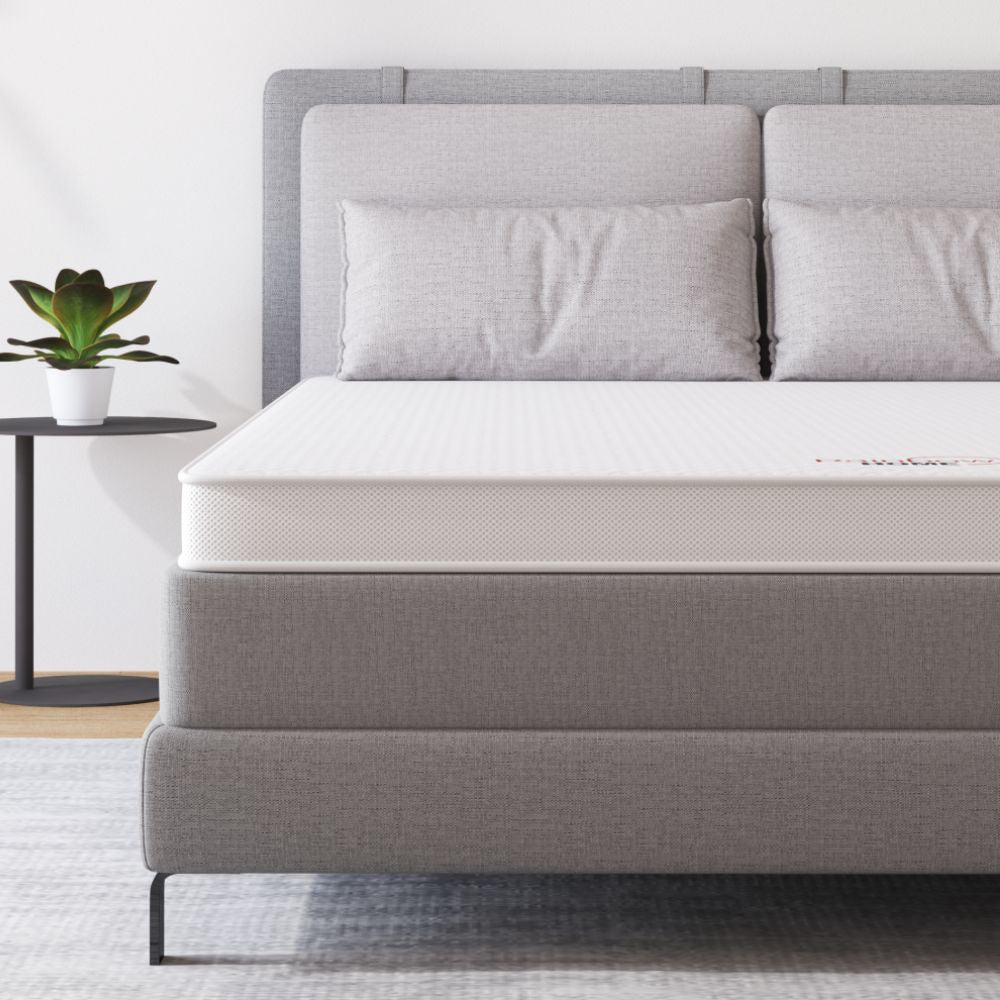Ice Cool Blue Gel Memory Foam Plush Queen Mattress Topper Extra Length
