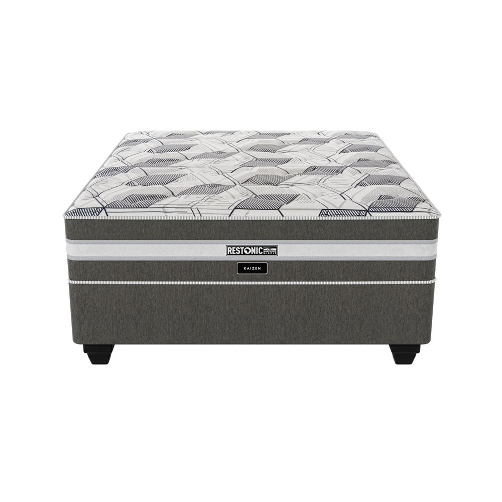 Restonic Kaizen Medium King Bed Set Extra Length