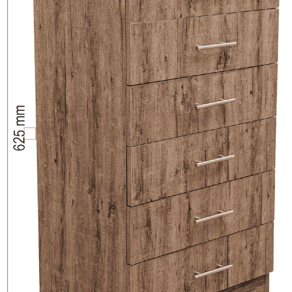 Lagos Rustic Birch Chest Drawer