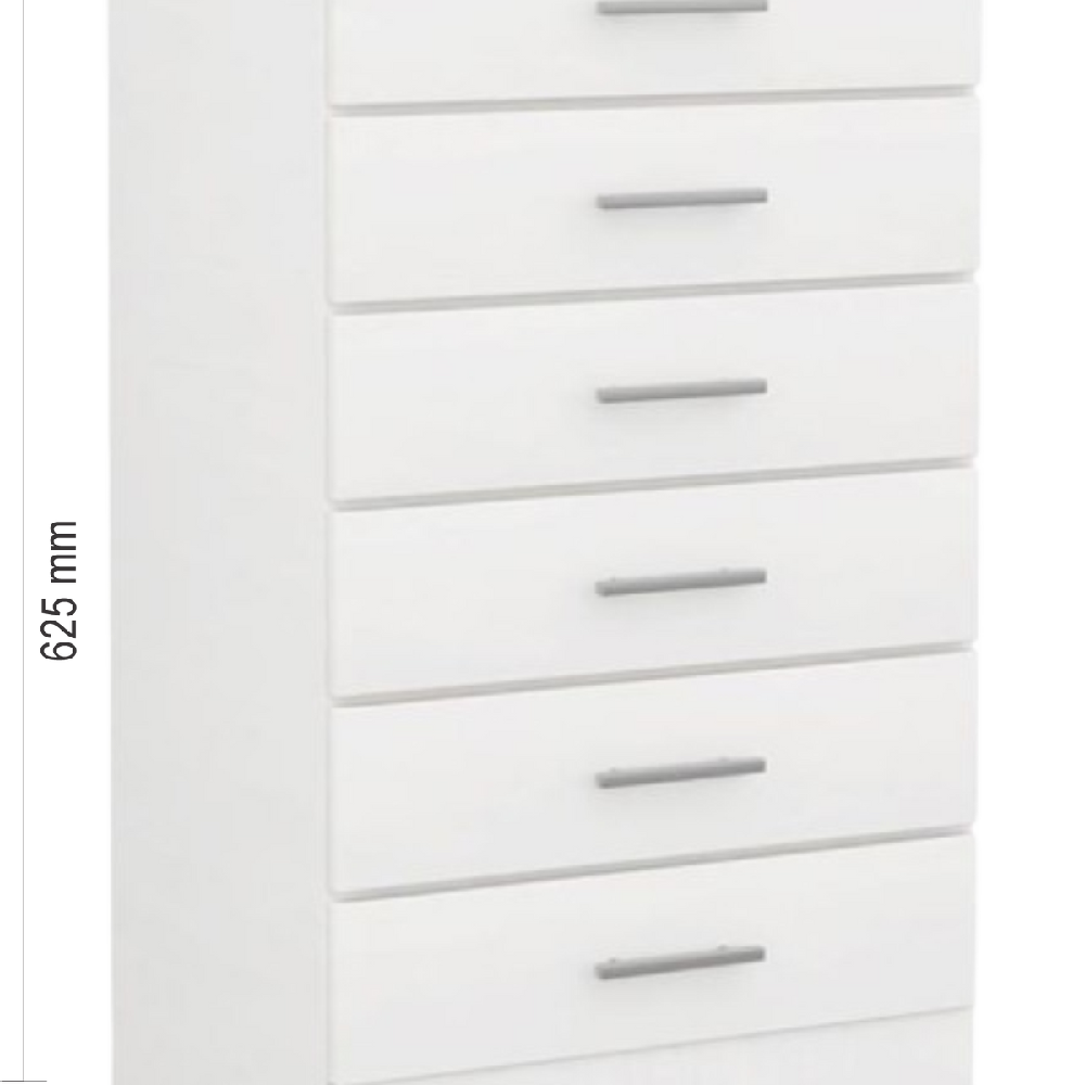 Lagos White Chest Drawer