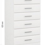 Lagos White Chest Drawer