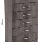 Lagos Charcoal Chest Drawer