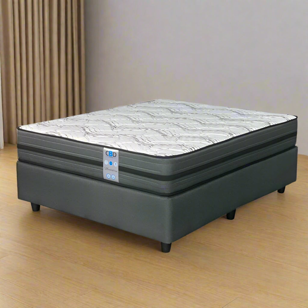 Manhattan Medium Double Bed Set Standard Length