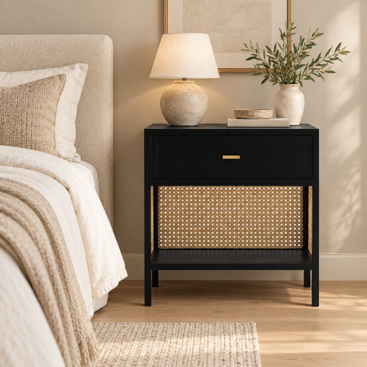 Maya One Draw Pedestal Birdeye Black