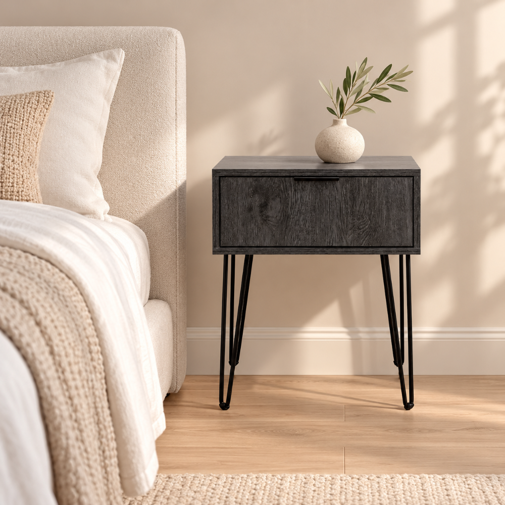 Milan Charcoal Pedestal