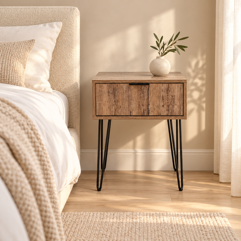 Milan Rustic Birch Pedestal