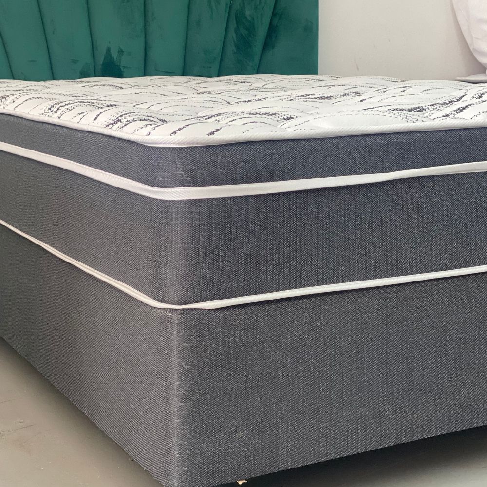 Milan Euro Top Firm King Bed Set Standard Length