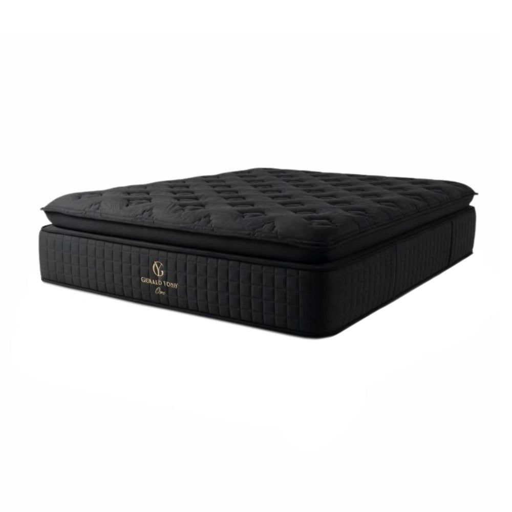 One Latex and Gel Memory Queen Bed Set Extra Length