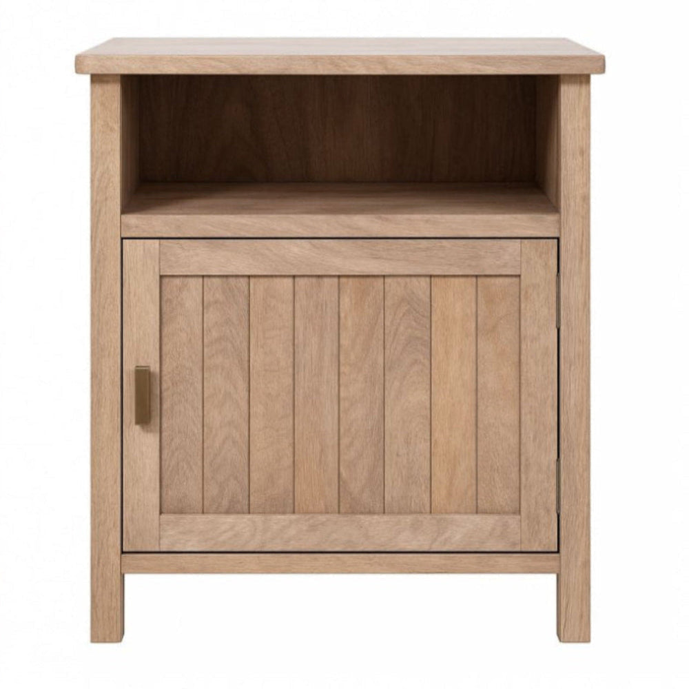 Palma Pedestal Door & Shelf Mango Wood Right Hand