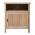 Palma Pedestal Door & Shelf Mango Wood Left Hand