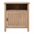 Palma Pedestal Door & Shelf Mango Wood Left Hand