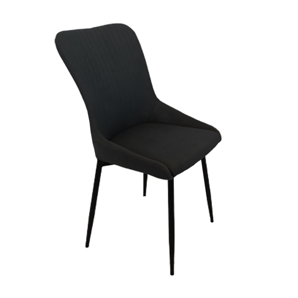 Paxton Dining Chair Dark Grey Fabric