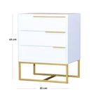 Pro White with Golden Foil Pedestal