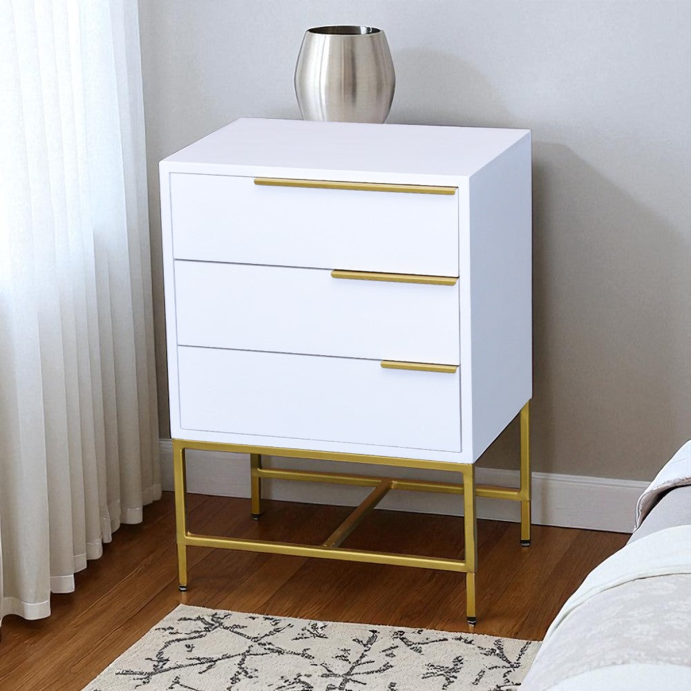 Pro White with Golden Foil Pedestal