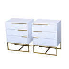 Pro White with Golden Foil Pedestal