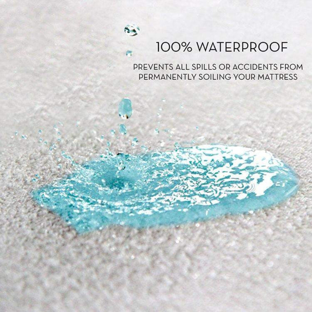 PureRest Waterproof Toweling Deluxe King Standard Length Mattress Protectors