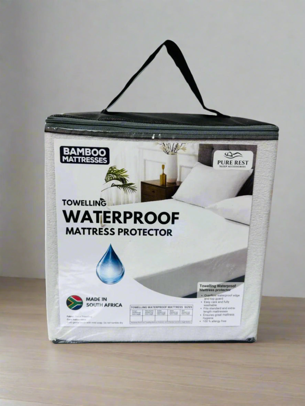 PureRest Waterproof Toweling Deluxe Super King Standard Length Mattress Protectors