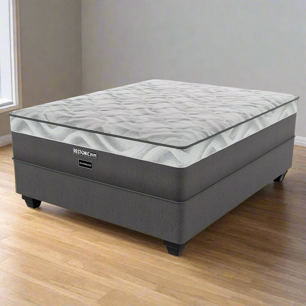 Restonic Reembrace Medium Three Quarter Bed Set Extra Length