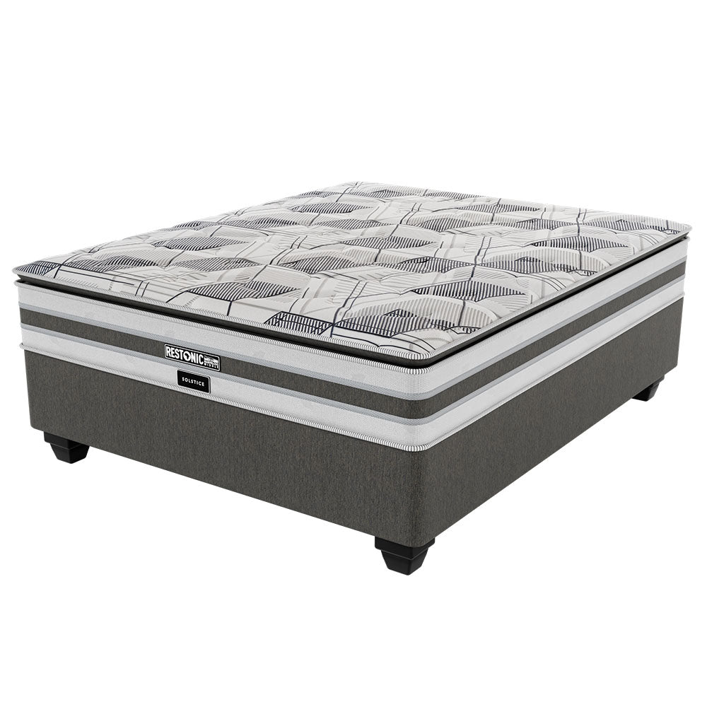 Restonic Solstice Plush King Bed Set Standard Length