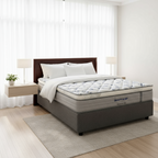 Mattress with 'Beauty Sleep' branding on a white background