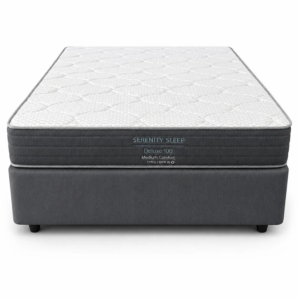 Serenity Sleep Medium Double Bed Set Standard Length