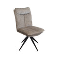 Shelton Swivel Chair Ligh Grey Fabric