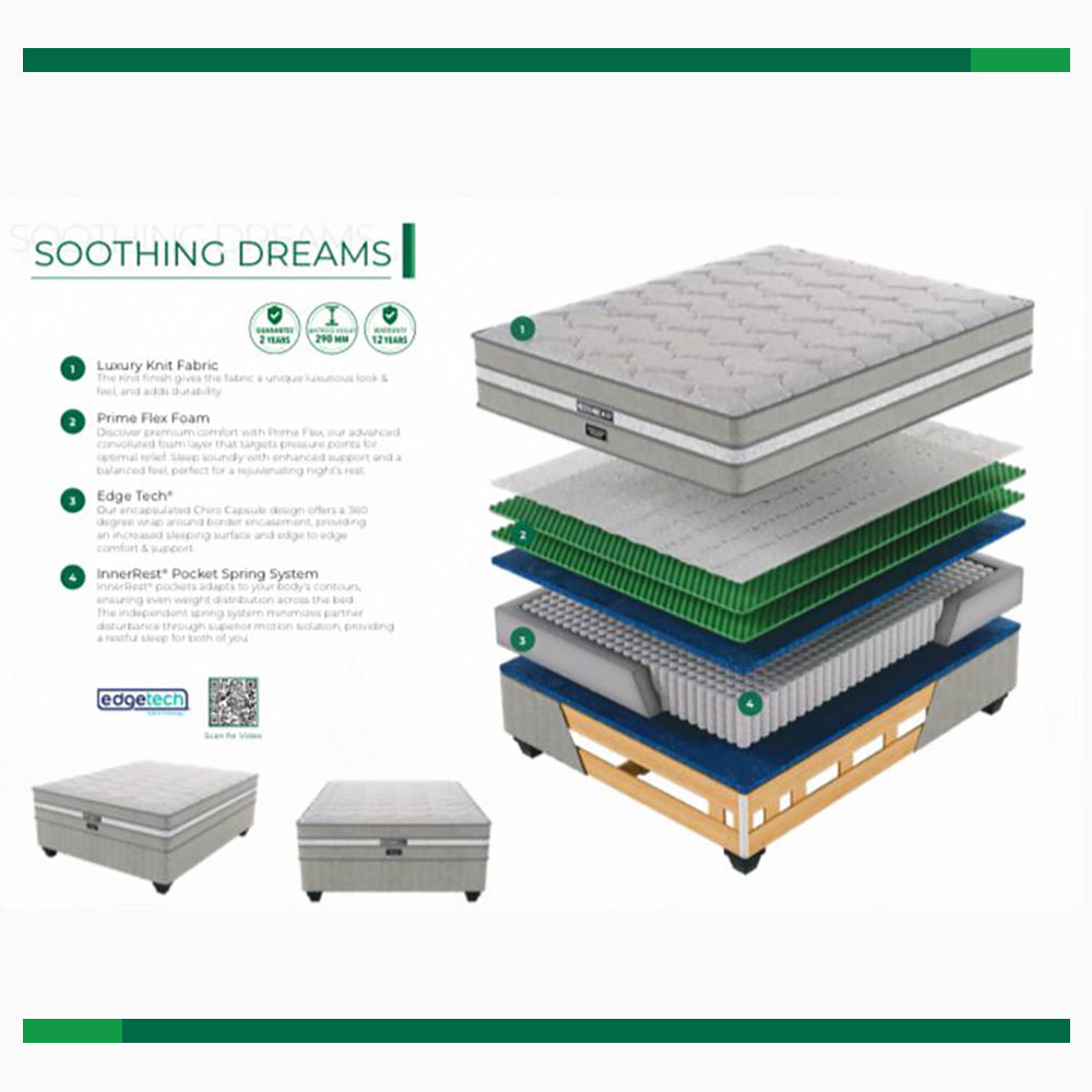 Restonic Soothing Dreams Medium King Mattress Standard Length