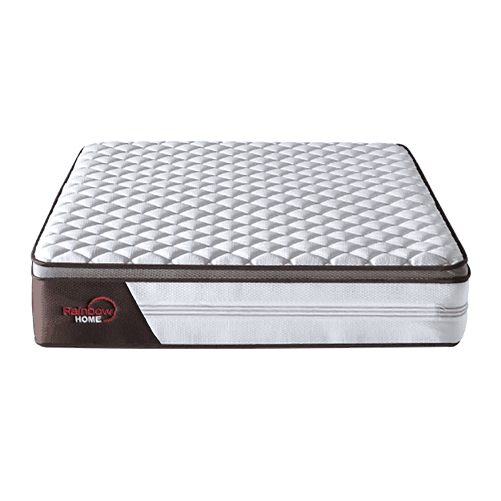 Mattress with a diamond pattern on a white background