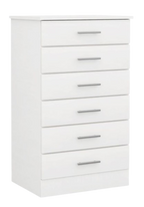 Lagos White Chest Drawer