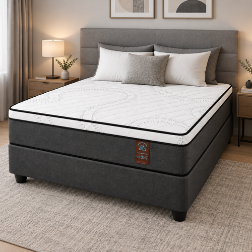Bed Crafters Comfort Plus Queen Bed Set Standard Length