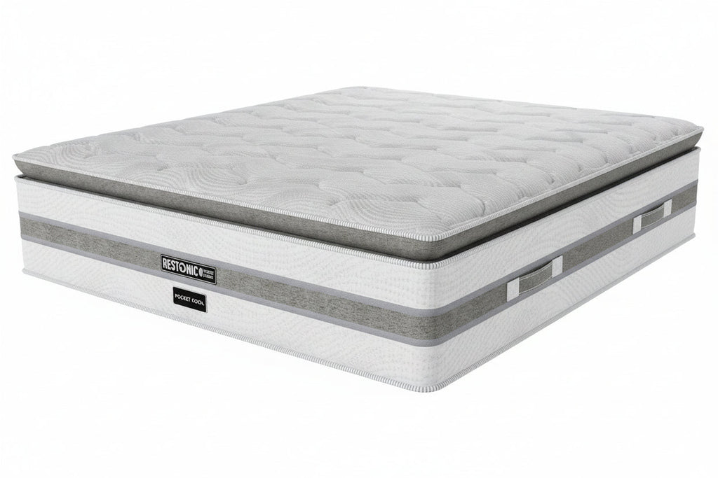 Restonic Pocket Cool Medium Three Quarter Mattress Extra Length
