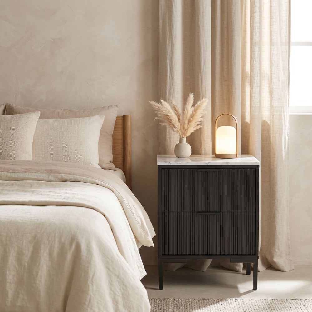 Destiny Charcoal & Black Pedestal