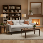 Camilla Sleeper Couch 2 tone Grey Fabric