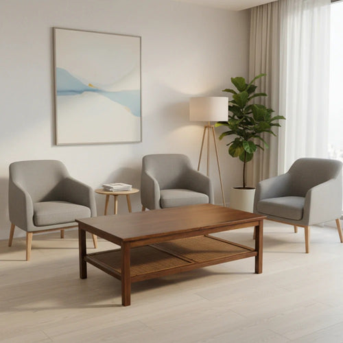 Bengal Coffee Table Mango/Rattan