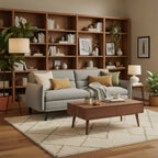 Emerson Sleeper Couch Light Grey Fabric