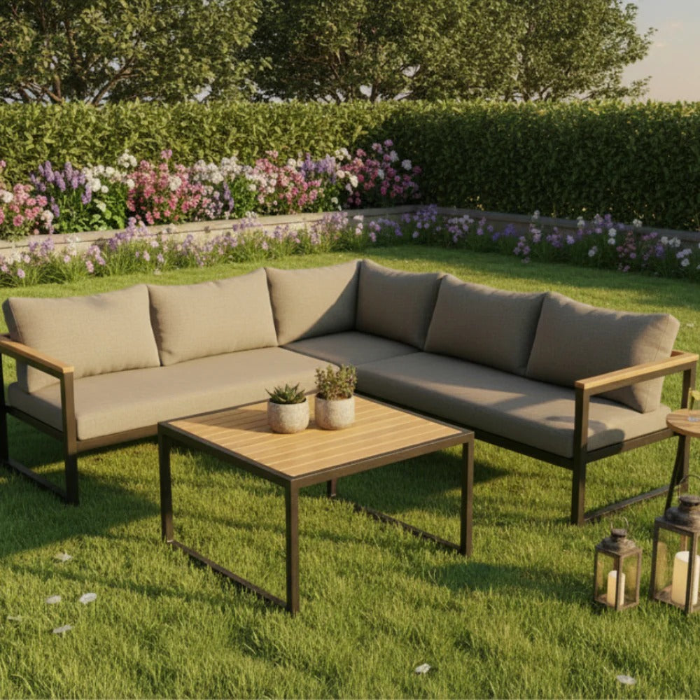 Oracle 2Pce Corner & Table Patio Set