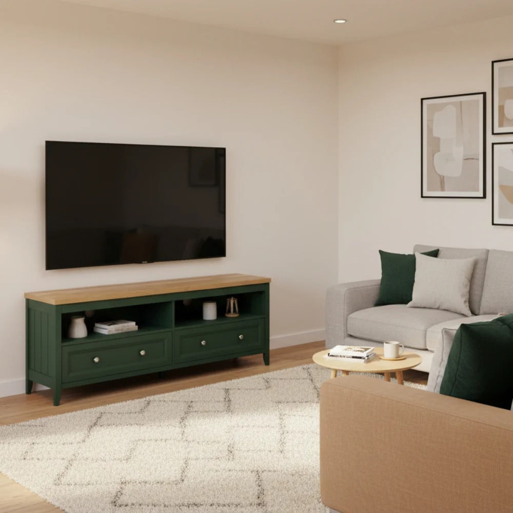 Dell Plasma Unit Black/Oak Finish