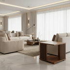 Bintang Lamp Table Mindi Wood