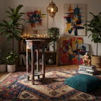 Marocco One Draw Pedestal Multi Colour