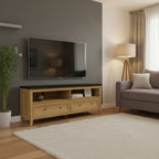 Dell Plasma Unit Black/Oak Finish