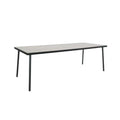 Sundby Patio Table Metal/Temp. Glass Top